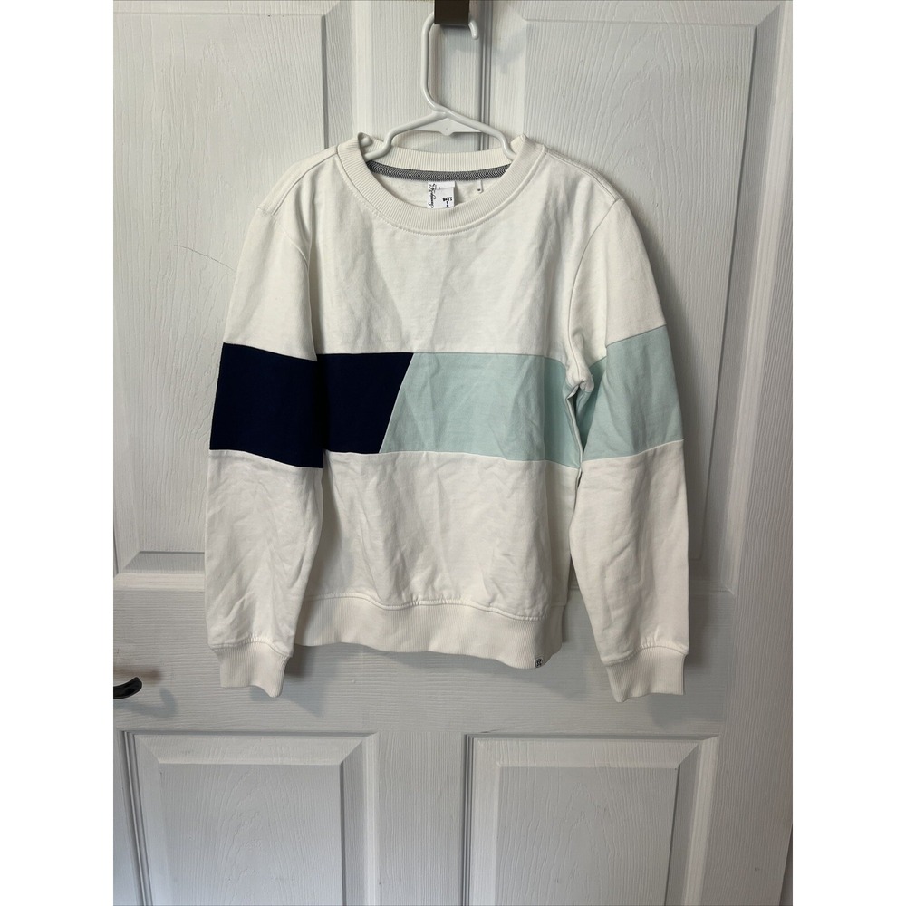 Sovereign Code Dash Crewneck Colorblock Pullover Sweater Multicolor Boys 14-16 L - Picture 2 of 6